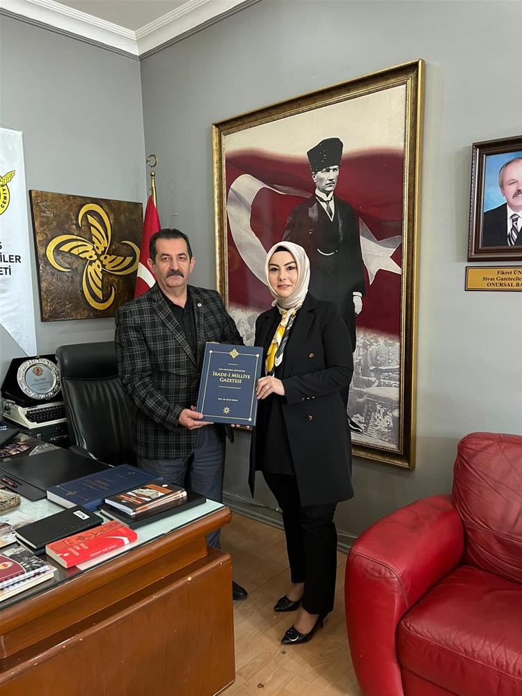  Sivas Basınımızın Kıymetli Temsilcisi Hakan Sezerer'i Ziyaret